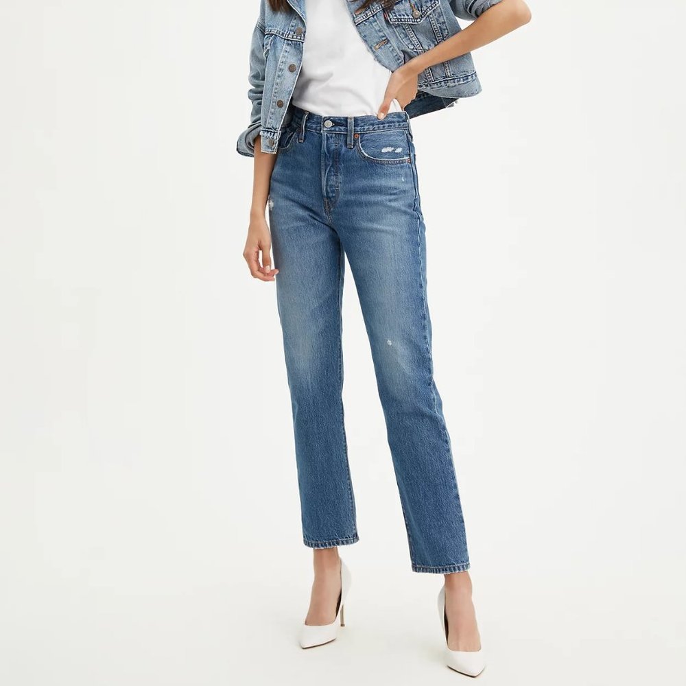NWOT 501 Original Fit Women's Jeans in Athens Dark